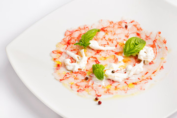 Carpaccio di gamberi