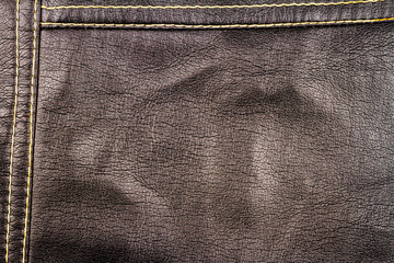 Brown leather texture background