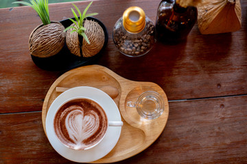 Lifestyle of businessman on holiday, Relaxing at Coffee cafe.