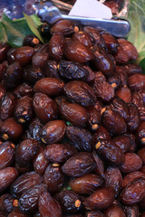 Pile of fresh dates