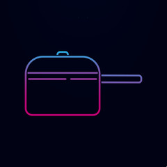 Cooking pan icons nolan icon. Simple thin line, outline vector of kitchen icons for ui and ux, website or mobile application