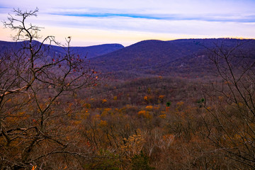 Obraz premium Bear Mountain New York Mountain Sunset Hike