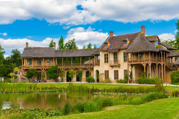 Lovely panoramic view of the Queen’s House and the adjoining Réchauffoir in the Hamlet of the...