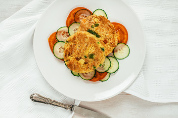 Mashy Cakes With Crab And Potatoes