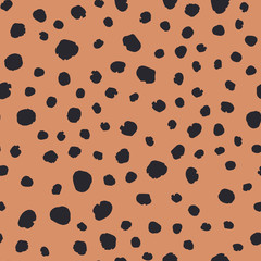 Abstract simple animal fur seamless pattern. Simple wildlife skin wallpaper.