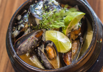 Cazuela de mariscos