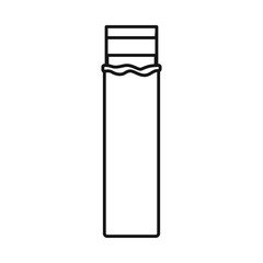 Vector design of chewing and stick sign. Web element of chewing and fruit vector icon for stock.