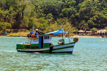 Naklejka premium Fishing Boat