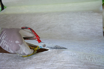 white glass fiber composite raw material background