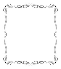 Ornamental decorative frame created in vector.