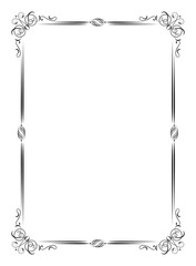 Ornamental decorative frame created in vector.