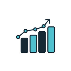 startup infographic fill style icon