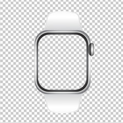 Realistically mockup watch background and screen png .