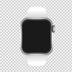 Mockup watch realistically background png  isolated on background.