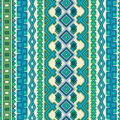Traditional Ethnic seamless repeatable pattern.