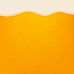 lager beer background. Beer in the high magnification. Vector stock illustartion
