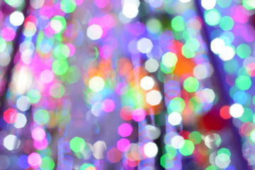 Bokeh lamp colorfull