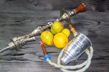 hookah is an oriental smoking device in which the smoke passing through the water is cooled, on a...