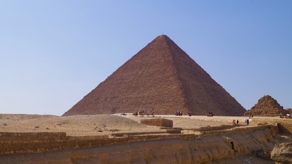 Fototapeta na wymiar May 2015. Egypt, sight of the pyramid