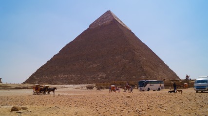 Fototapeta na wymiar Egypt, sight of the pyramid
