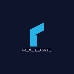 Real estate logo design. Modern and elegant style design. Bussines logo design template.