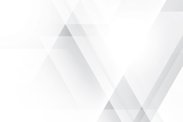 Obraz premium Abstract geometric white and gray color background. Vector, illustration. 