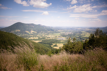 Naklejka premium Mountain view