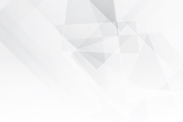 Abstract geometric white and gray color background. Vector, illustration.	