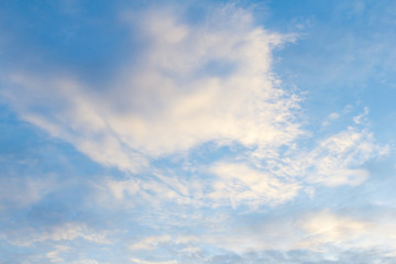 blue sky background with cloud