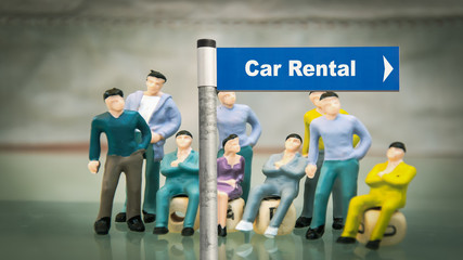 Street Sign Car Rental