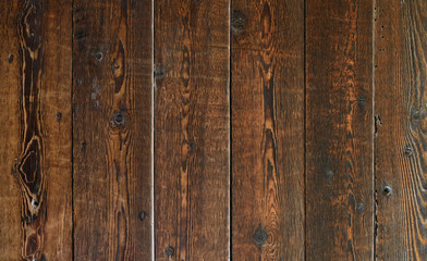 Naklejka premium old brown wood plank