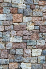 Stone wall texture photo old italian street