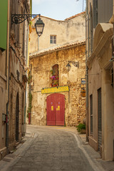 narrow street in arles