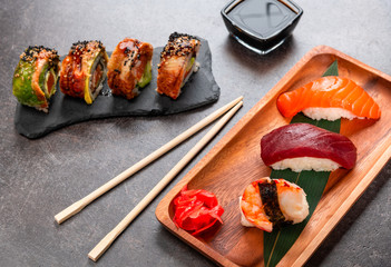 Japanese seafood cuisine