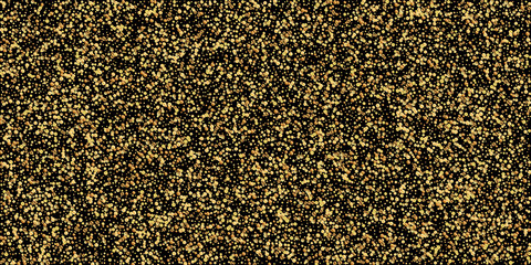 Gold confetti luxury sparkling confetti. Scattered