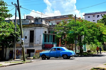 beautiful and colorful streets of Havana, 500th anniversary of the foundation of the city