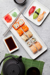 Japanese sushi set