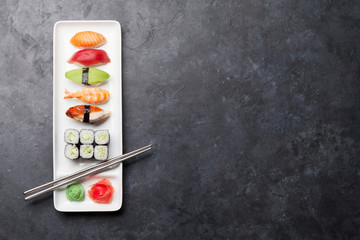 Japanese sushi set © evgeeenius