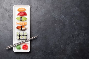 Japanese sushi set © karandaev