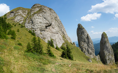 Claile lui Miron (Miron's Cliffs) in Ceahlau National Park, Romania