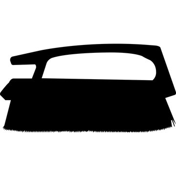 recommend clip art: Isolated Cleaning Supplies Scrub Brush Silhouette Vector Illustration