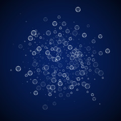 Soap bubbles abstract background. Blowing bubbles 