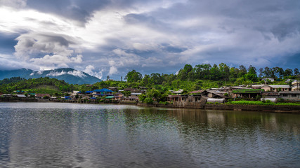 House With Lake Mountain View
