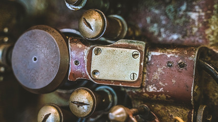 Old Rusty Mechanical Engine Circuit