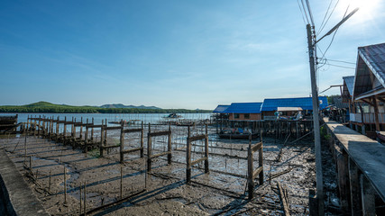 Fishing Raft And Sea View