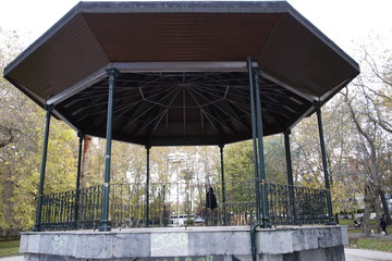 Kiosk in a park