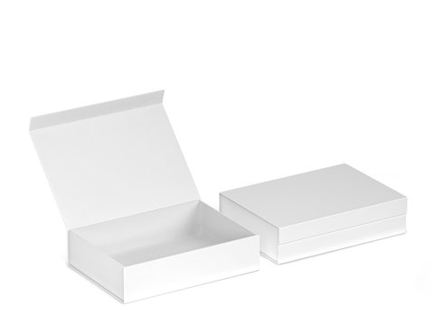 Blank magnetic box package