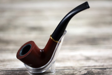 Obraz premium wooden smoking pipe, gift idea for a man