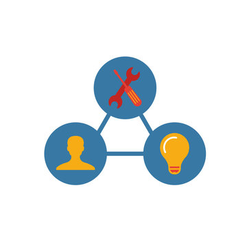 Servitization icon. Colored simple elements from industry 4.0 collection