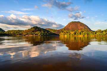 Fototapeta premium Guainía, Colombia. The big and amazing mountain of Mavicure, Pajarito (Little Bird)